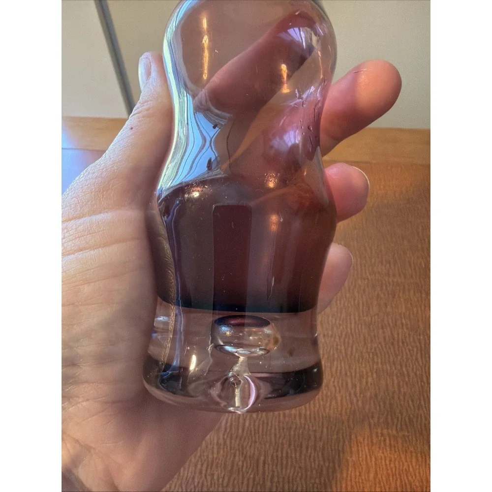 Vintage Mid Century Modern Aseda Sweden Glass Vase